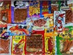 Китайские снеки, лапша, грибы Китайские снеки, лапша, грибы