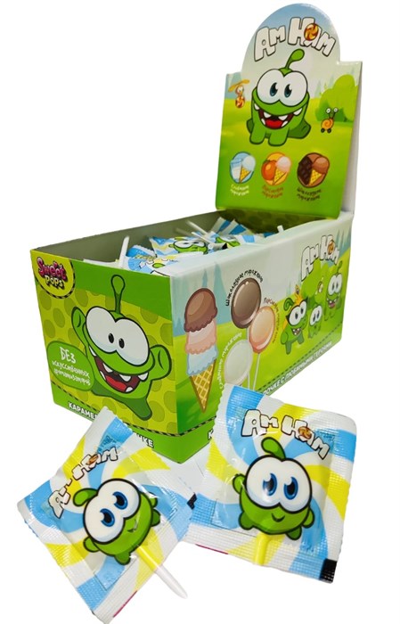 Карамель на палочке SWEET POPS АМНЯМ круглая (SP-1-4) 10 гр*6 бл*100 шт SP-1-4 - фото 10316