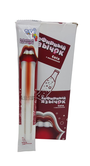 Зефир Зефирный язычок (КОЛА) (Danli) 13 гр*16 бл*30 шт 8170 - фото 14608
