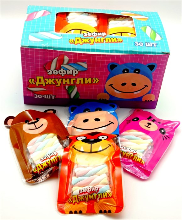 Зефир Джунгли (УТ-2323) 9,5 гр*20 бл*30 шт УТ-2323 - фото 18723