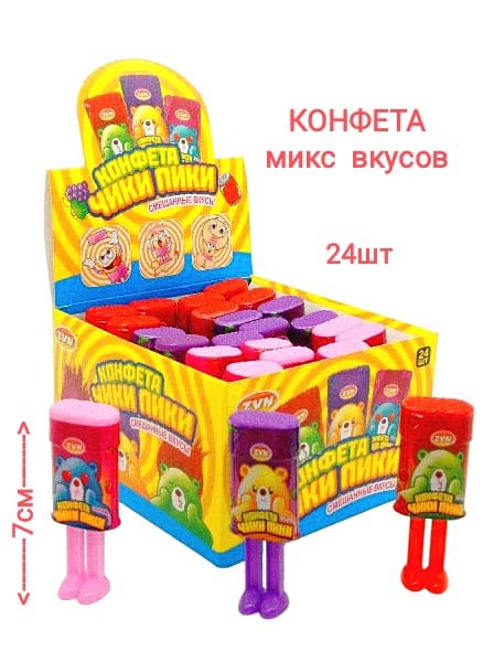 Конфета Чики Пики ZVN (38110) 8 гр*12 бл*24 шт 38110 - фото 18748