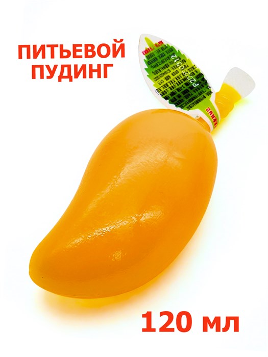Питьевой пудинг в мягкой упаковке Манго (40826) 120 мл*1 кор х 40 шт*1 шт 40826 - фото 19732
