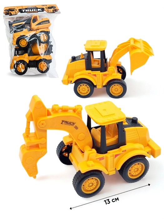 Набор Дорожная техника (2 шт) в пакете 19 х 19 см 168-95E 168-95E