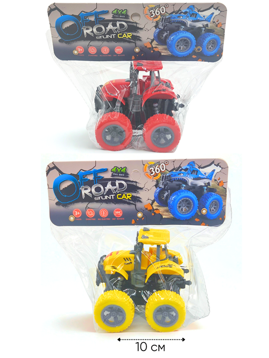 Трактор Монстр-трак в пакете 10 х 9 х 9 см YM-3312D YM-3312D