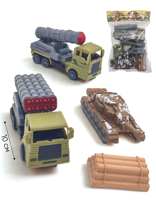 Набор Военной техники (3 шт) 14 х 21 см 166H-62 166H-62