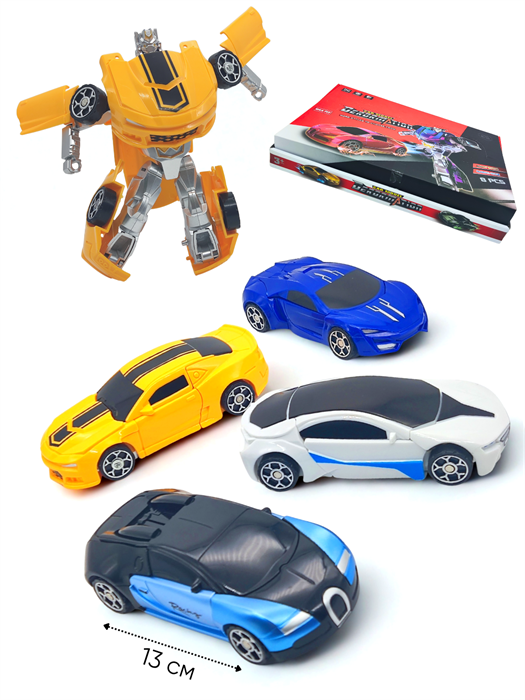 Машина - робот 13 х 5 х 3,5 см 1 коробка х 8 шт*1 шт XL91865 XL91865