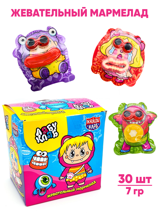 Мармелад жевательный Лабу Клаб (Канди Клаб) (MAR174) 7 гр*12 бл*30 шт MAR174