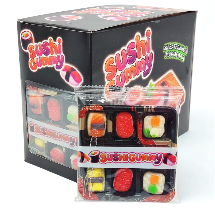 Мармелад жевательный Sushi Gummy (Danli) (26507) 20 гр*12 бл*20 шт 26507
