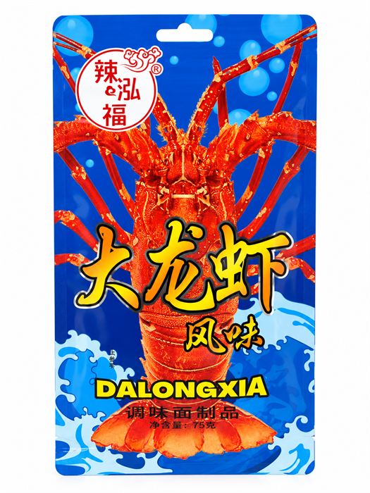 Мясо соевое со вкусом Лобстера DALONGXIA (синяя пачка) (30550) 76 гр*1 кор х 10 уп х 10 шт 30550