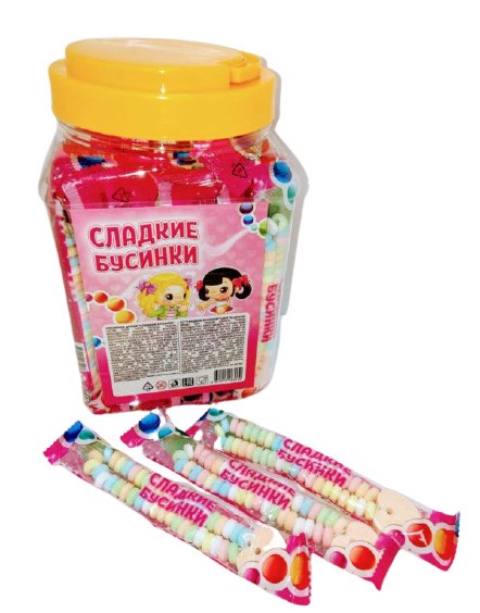 Драже Сладкие бусинки сахарное (Danli) 20 гр*12 банок*48 шт  3633 - фото 7051