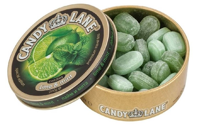 Леденцы Candy Lane Лайм и мята ж/б (CL-1-14) 200г*4 бл*6 шт CL-1-14 - фото 9208