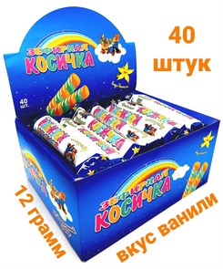 Зефир Зефирная косичка маршмеллоу с ароматом ванили дисплей-бокс (MM-066) 12гр*6 бл*40 шт MM-066/шк471988067