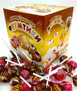 Карамель на палочке Фрутти Сливочное ассорти Фрумтики 10гр*12 бл*100 шт CL-074/шк405439647
