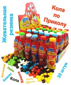 Жевательная резинка Кола по приколу (Канди Клаб) (GUM081) 7 гр*12 бл*30 шт GUM081