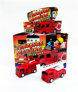 Игрушка Пожарная машина (УТ-2225) 1кор*12 бл*24 шт УТ-2225