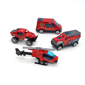 Машина Пожарная техника 1:64 8 видов в пакете 49354 49354