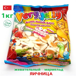 Мармелад жевательный  Very Jelly Яичница 1000 гр (CM-191) 1 кор х 12 пак*1 шт CM-191