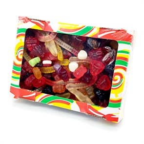 Мармелад жевательный Микс (червяки, медвежата, акулы) (45010555054) 500 гр*1 кор х 12 коробок*1 шт 45010555054