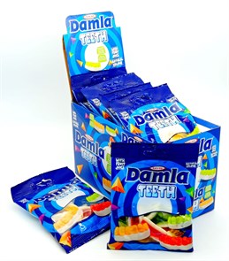 Мармелад DAMLA GUMMY Зубки желейный в пакете Tayash (2465) 80 гр*6 бл*12 шт 2465