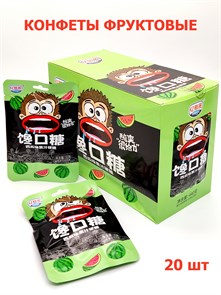 Конфеты Emooz фруктовые Арбуз (0022) 22 гр*1 кор х 12 бл х 20 шт 1-0022