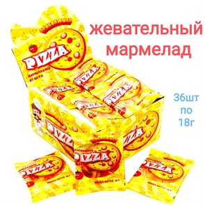 Мармелад жевательный Pizza (Приколюшки) (PK0019) 18 гр*12 бл*36 шт PK0019