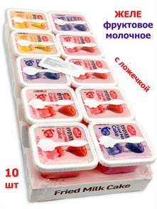Желе фруктовое молочное с ложечкой Cake (0661) 112 гр*1 кор х 16 бл х 10 шт 0661