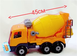 Автомобиль - Бетоновоз ПРЕСТИЖ в сетке 44 х 16 х 28 см 73020 73020