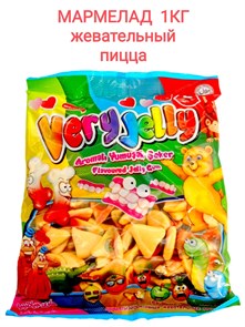 Мармелад жевательный  Very Jelly Пицца 1000г (CM-190/P) 1 кор х 12 пак*1 шт CM-190/P