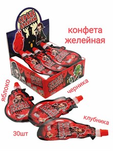 Желейная конфета Сердце Дракулы (Danli) 20 гр*12 бл х 30 шт 10261