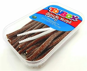 Мармелад TOYBOX LICORICE Кислые трубочки длинные (Кола) контейнер (Т0815) 200гр*1кор х 24 шт*1 шт T0815