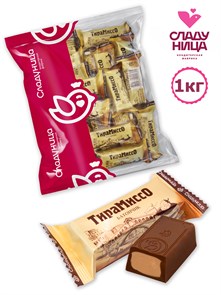 Батончик Тирамиссо 1 кг с кофейным вкусом в темном шоколаде (37 шт/27,5 гр) 1 кор х 5 пак*1 шт 54-01/ 22958