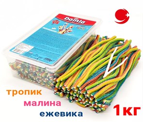 Мармелад DAMLA Кислые карандаши (Радуга) Tayash (8483/8840) 1кг*1кор х 12 контейнеров*1 шт 8483
