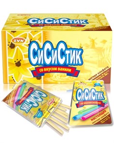 Конфета мягкая СИ СИ СТИК со вкусом Ванили в соломинках ZVN 7 гр*12 бл*40 шт 202582