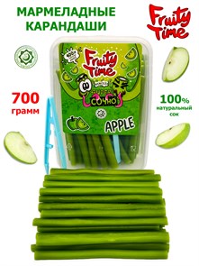 Мармелад жевательный Fruity Time со вкусом Зеленого яблока Карандаши 700 гр*1 кор х 6 бл*1 шт 215 700 / 4674