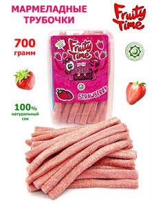 Мармелад жевательный Fruity Time в обсыпке со вкусом Клубники Карандаши 700 гр*1 кор х 6 бл*1 шт 222 700 / 4742