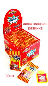 Жевательная резинка Картошка фри (Джамбура) (CG-397) 15 гр*12 бл*30 шт CG-397