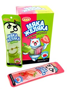 Желе Мяка желяка со вкусом Яблока и клубники ZVN 40 гр*12 бл*20 шт 202554-1