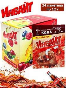 Растворимый напиток ИНВАЙТ-ЮПИ Кола (Канди Клаб) (INV026) 12 гр*6 бл*24 шт INV026