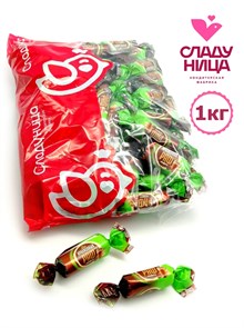 Конфеты Арахисовый раф с начинкой 1 кг в мягкой карамели 1кор х 5 пак*1 шт 74-78/ 25942