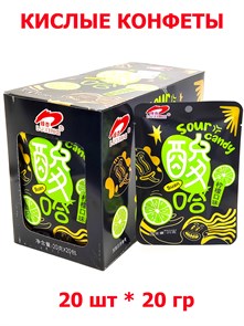 Кислые конфеты Luxing Suan Лайм (1999) 20 гр*1 кор х 12 бл х 20 шт 1999