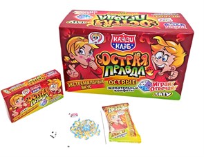 Конфета жевательная Острая Правда с татуировкой (Канди Клаб) (CHW057) 15 гр*12 бл*24 шт CHW057