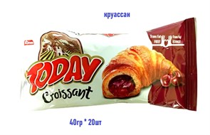 Круассан Today Croissant With cherry с Вишневым соусом (8405/5138) 40 гр*4 бл*20 шт 1100008405