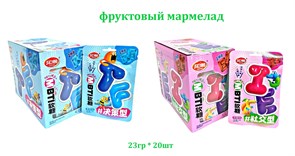 Фруктовый мармелад MBTI (4504) 23 гр*1 кор х 12 бл х 20 шт 4504