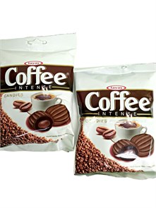 Леденцы Coffee Intense со вкусом кофе и кофейной начинкой Tayas (7341) 90 гр*1 кор х 24 пак*1 шт 7341