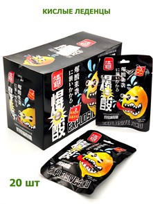Кислые леденцы Взрывная кислота Лимон (9646) 22 гр*1 кор х 12 бл х 20 шт 9646