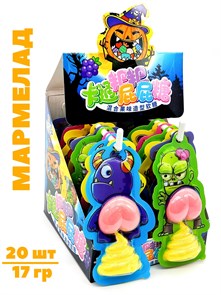 Мармелад на подвеске Хэллоуин Tai Le Hu (1702) 17 гр*1 кор х 12 бл х 20 шт 1702