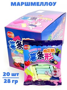 Маршмеллоу в форме картошки фри Fupaiyuan (8695) 28 гр*1 кор х 12 бл х 20 шт 8695