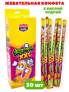 Конфета жевательная Жевамба XXL со вкусом Тутти - Фрутти (Канди Клаб) (CHW048) 15 гр*12 бл*30 шт CHW048