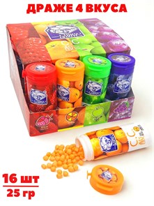 Драже C.C. 4 вкуса Фруктовые Молочный фермер Ипин (1714) 25 гр*1 кор х 12 бл х 20 шт 1714