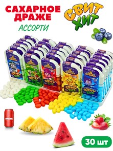 Драже СВИТ ХИТ Семь королевств сахарное ассорти (Канди Клаб) (DRG089) 12 гр*24 бл*30 шт DRG089